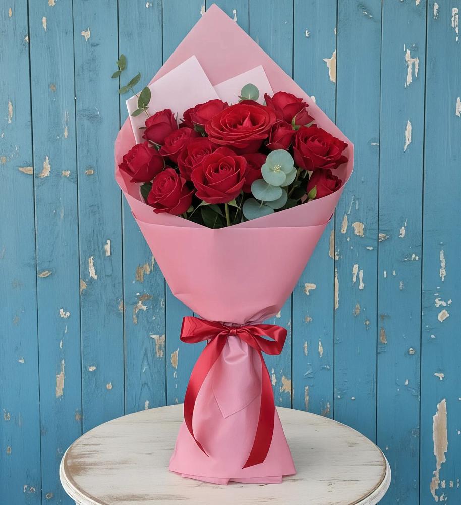 Букет цветов из: Розы в Знаменке