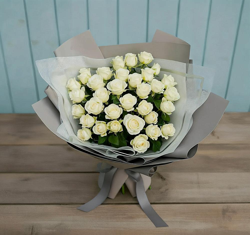 Букет Белоснежная нежность в Знаменке