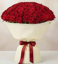 Букет 101 Красная роза Милано в Знаменке