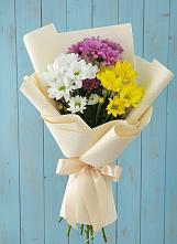 Букет цветов из:  Хризантемы #REPLACE_PRED# Знаменке