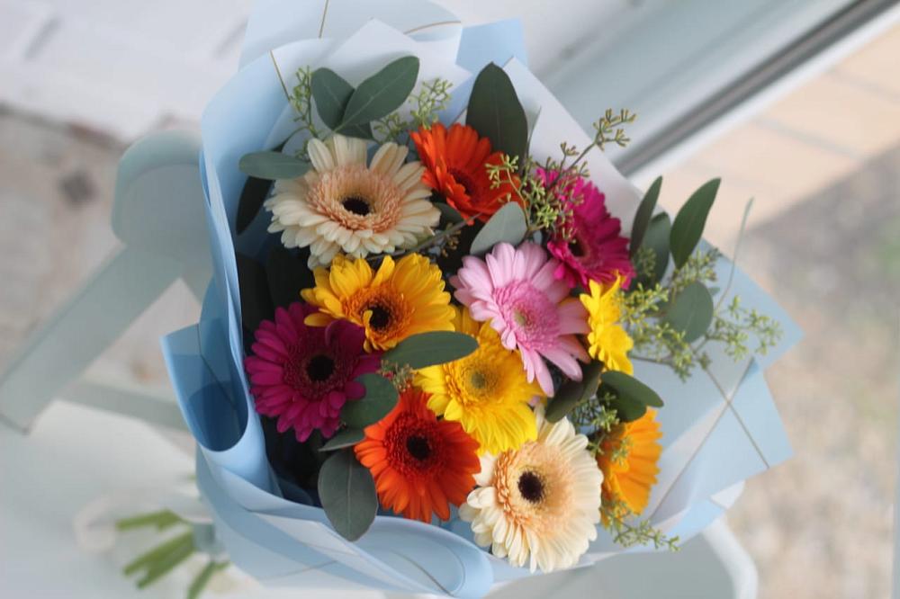 Букет цветов из: Герберы в Знаменке