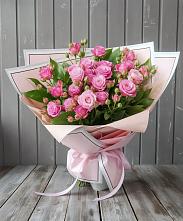 Букет Розовый кустик в Знаменке
