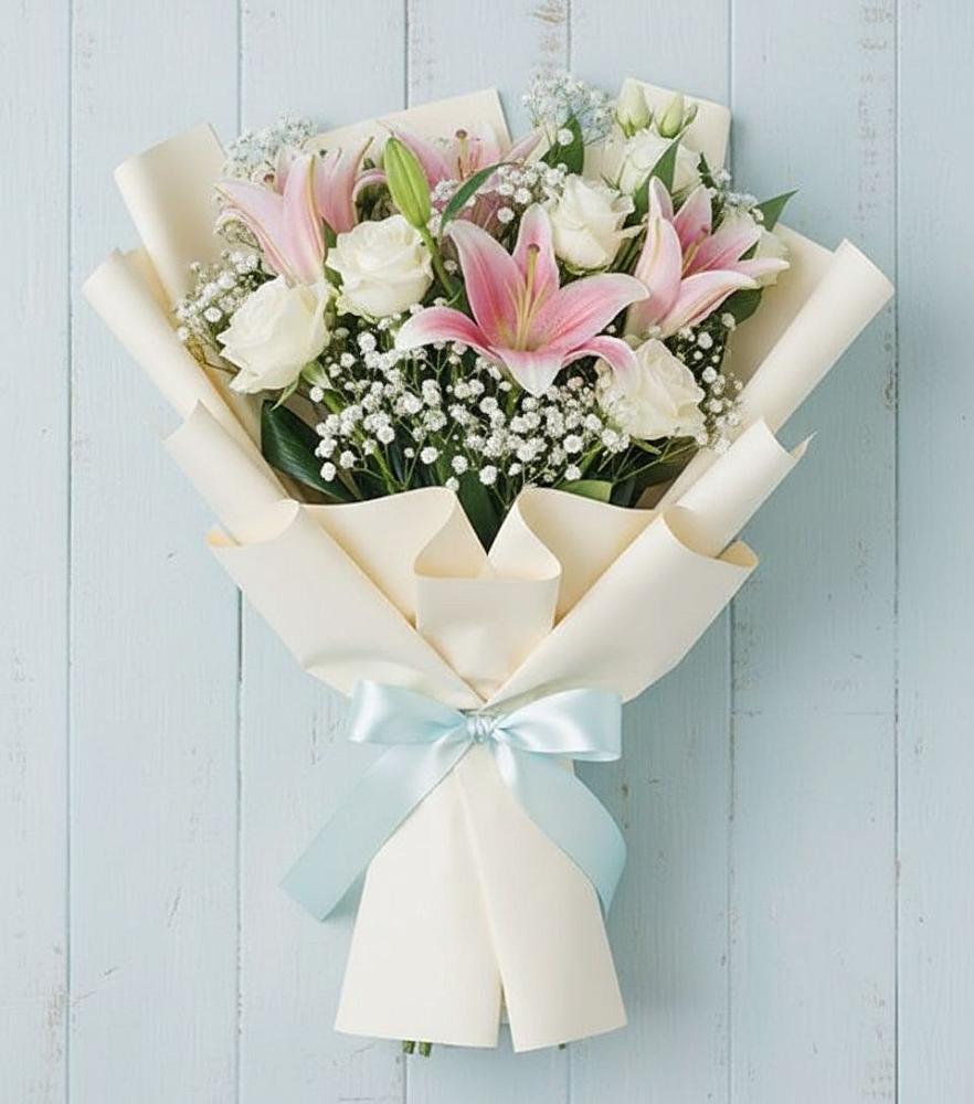 Букет цветов из: Лилии в Знаменке