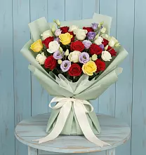 Букет цветов из:  Розы #REPLACE_PRED# Знаменке