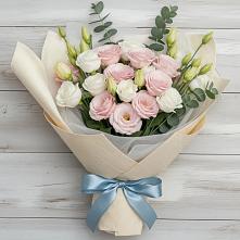 Букет цветов из:  Лизиантусы #REPLACE_PRED# Знаменке