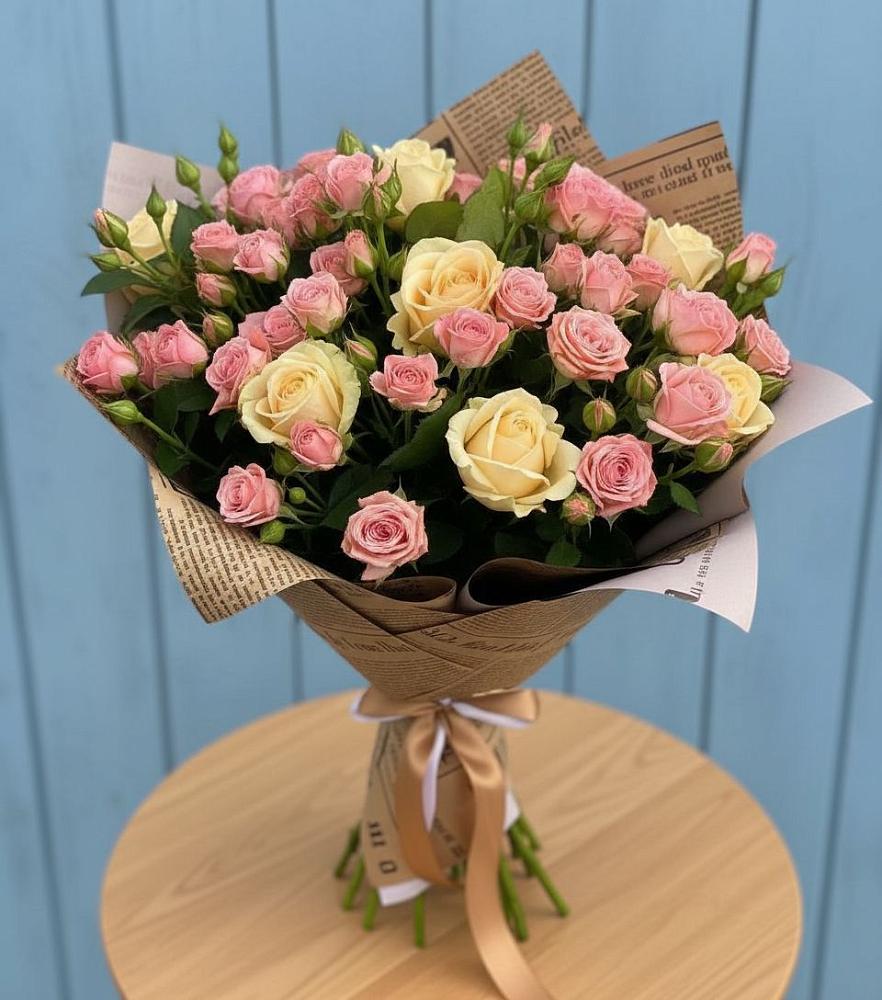 Букет цветов из: Розы в Знаменке