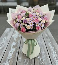 Букет цветов из:  Розы и Хризантемы #REPLACE_PRED# Знаменке