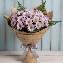 Букет цветов из:  Хризантемы в Знаменке