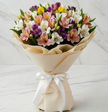 Букет цветов из:  Альстромерии в Знаменке