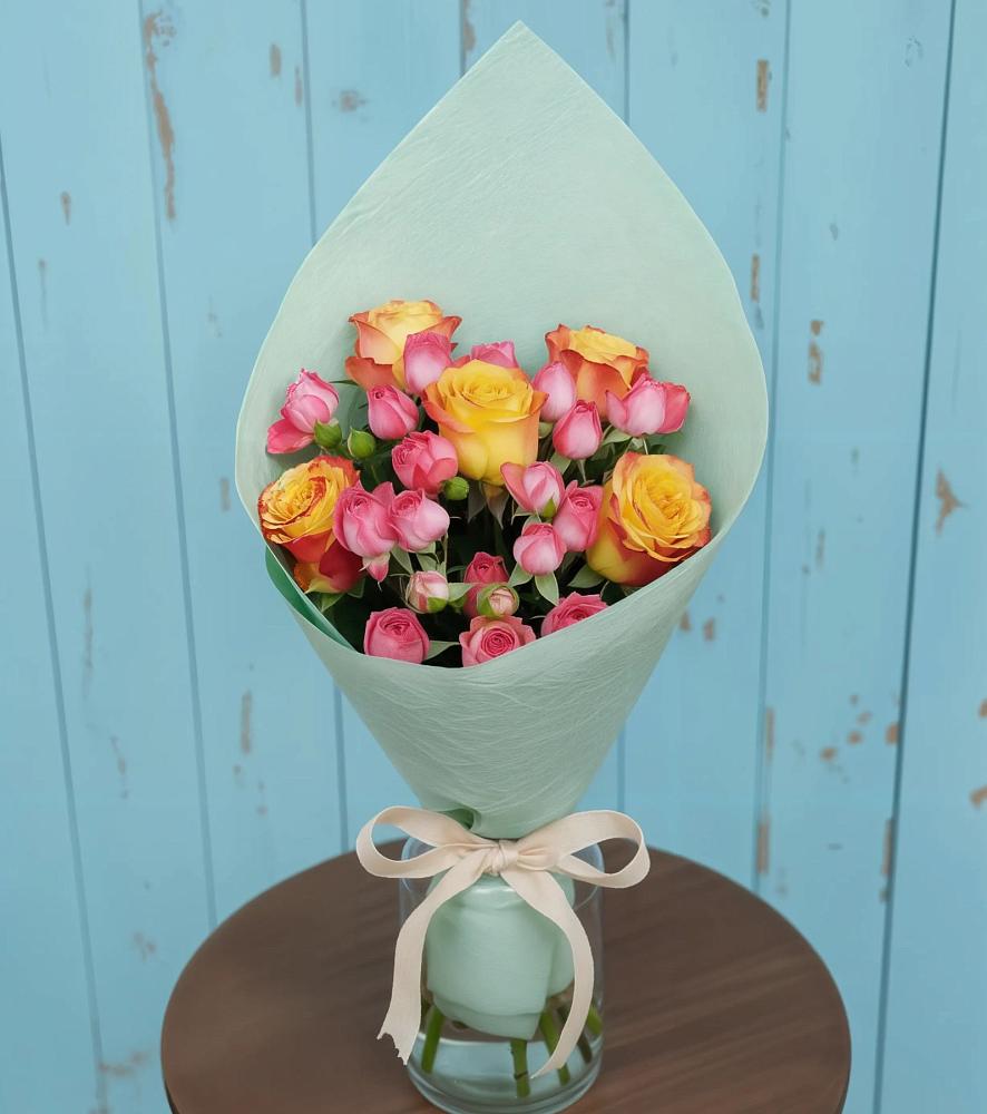 Букет цветов из: Розы в Знаменке