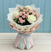 Букет цветов из:  Розы в Знаменке