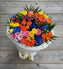 Букет цветов из:  Розы и Хризантемы #REPLACE_PRED# Знаменке