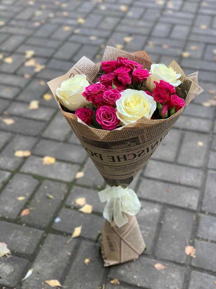 Букет цветов из: Розы в Знаменке